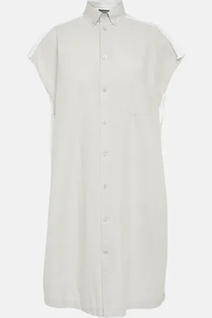 Balenciaga Oversized cotton shirt dress