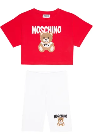 Moschino Printed cotton jersey T-shirt and shorts set