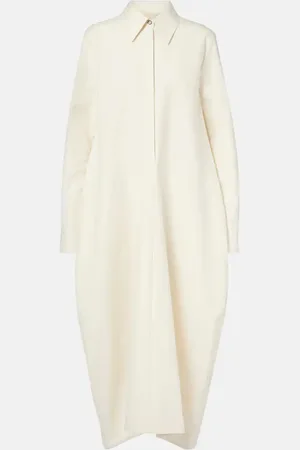 Jil Sander Cotton midi dress