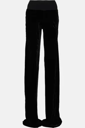 Rick Owens Wide-leg velvet pants