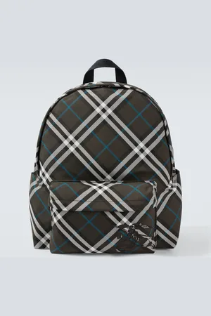 Burberry Check canvas backpack