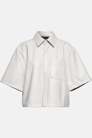 AMIRI Faux leather overshirt