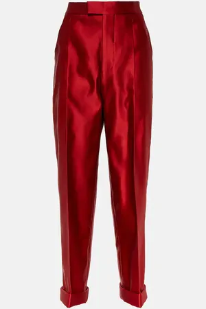 Tom Ford Silk duchesse tapered pants