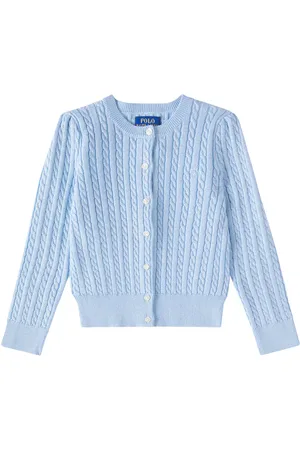 Ralph Lauren Cable-knit cotton-blend cardigan