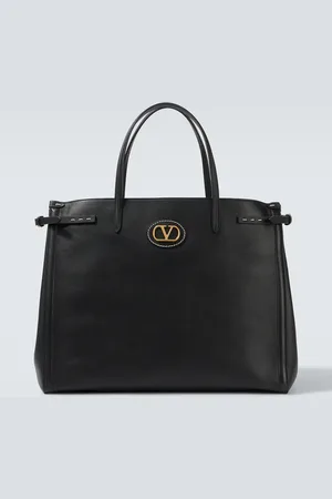 VALENTINO GARAVANI VLogo leather tote bag