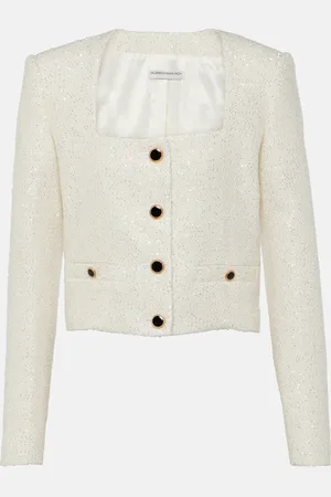 Alessandra Rich Sequined tweed jacket