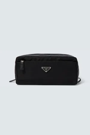 Prada Re-Nylon leather-trimmed toiletry bag