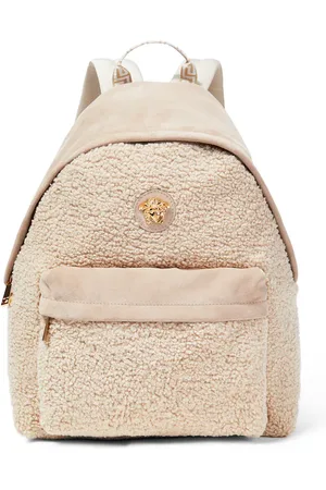 VERSACE Medusa shearling backpack