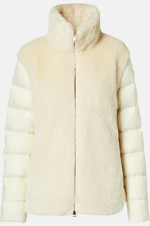 Moncler Oiron faux shearling down jacket