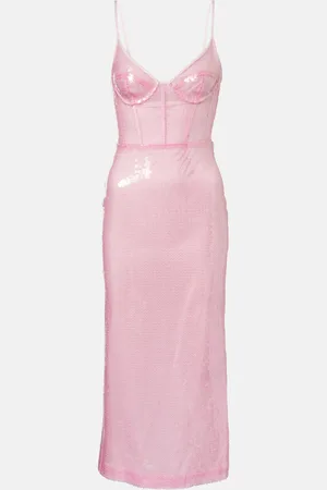 DAVID KOMA Sequined midi dress