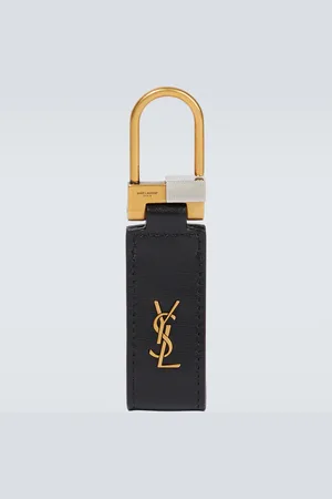 Saint Laurent YSL leather keychain