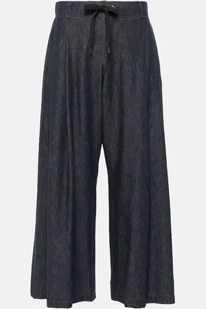 Brunello Cucinelli Cropped mid-rise flared jeans