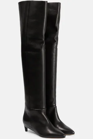 Isabel Marant Lisali leather over-the-knee boots