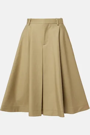Bottega Veneta Cotton midi skirt