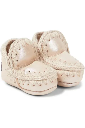 Mou Baby shearling-lined suede ankle boots