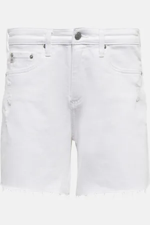AG Jeans Ex-Boyfriend mid-rise denim shorts