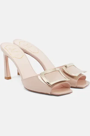 Roger Vivier Trompette 85 patent leather mules