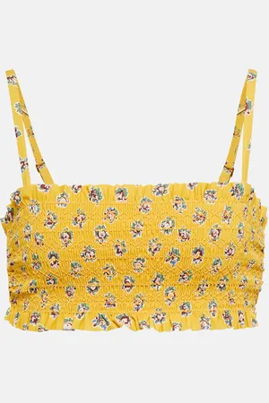 Tory Burch Costa floral bikini top
