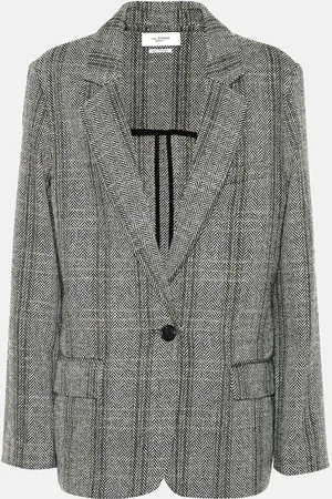 Marant Etoile Charly checked wool blazer