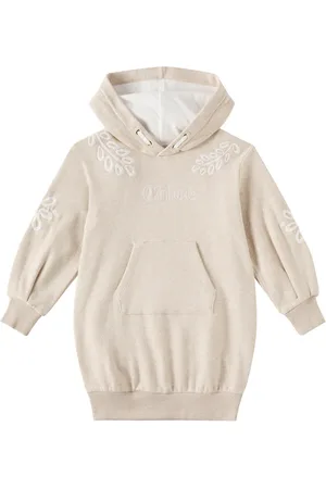 Chloé Logo cotton jersey sweatshirt dress
