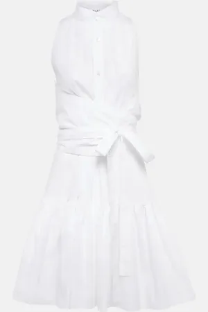 Alaïa Cotton poplin minidress