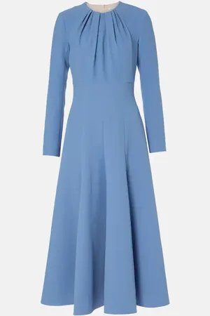 EMILIA WICKSTEAD Belgium pleated midi dress
