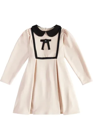 PATACHOU Bow-detail pleated dress