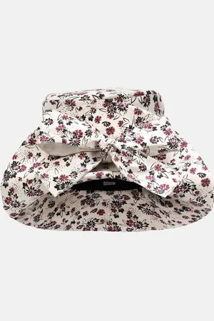 Miu Miu Floral cotton hat