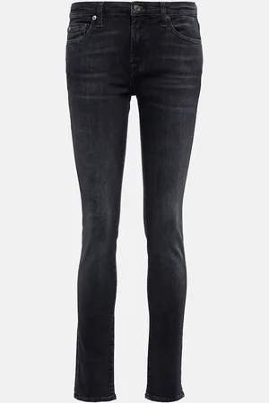 7 for all Mankind Pyper mid-rise cropped skinny jeans