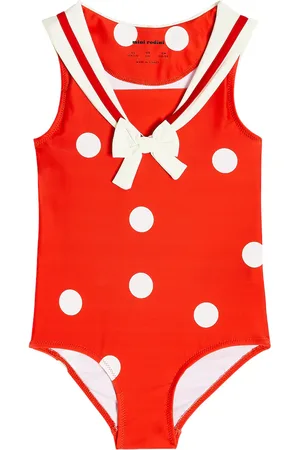 Mini Rodini Sailor polka dot swimsuit