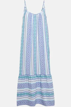 Velvet Lexy printed cotton midi dress