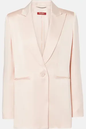 Max Mara Galazia satin blazer