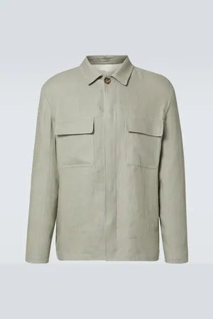 LARDINI Linen overshirt