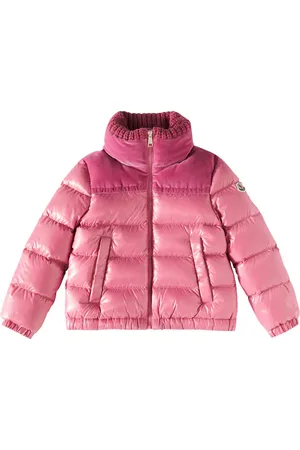 Moncler Auffrique velvet-trimmed down jacket