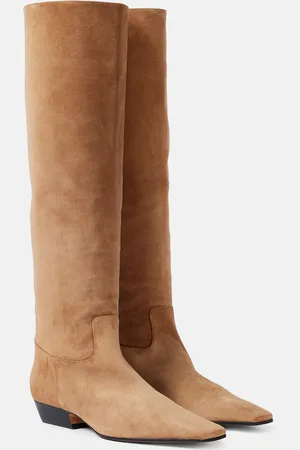Khaite Marfa suede knee-high boots