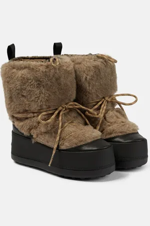 Max Mara Teddy shearling ankle boots