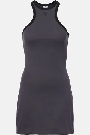 Courrèges Scuba cotton jersey minidress