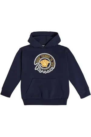 VERSACE Medusa cotton jersey hoodie