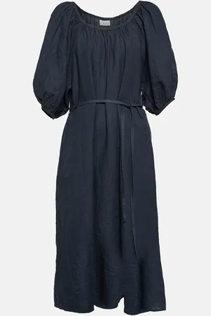 Velvet Elly off-shoulder cotton midi dress