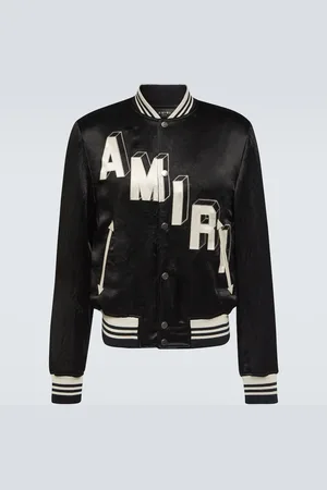AMIRI Satin varsity jacket