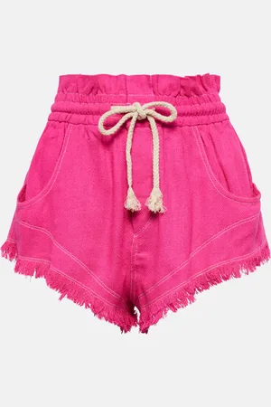 Marant Etoile Talapiz high-rise silk shorts
