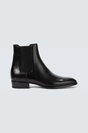 Saint Laurent Wyatt leather Chelsea boots