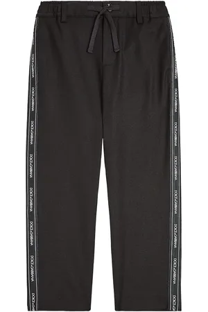 Dolce & Gabbana Logo wool track pants