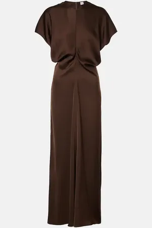 Totême Slouch draped maxi dress