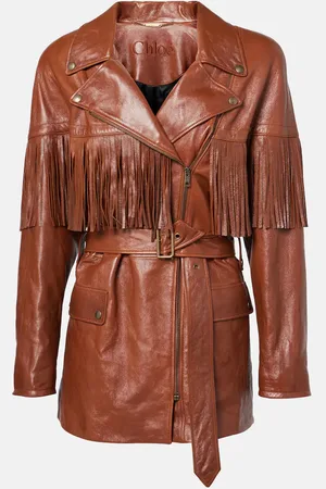 Chloé Fringed leather jacket