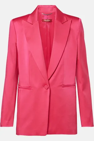 Max Mara Galazia satin blazer