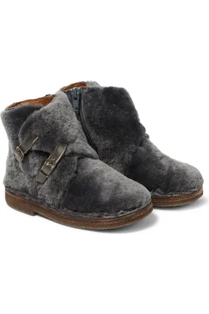 PèPè Shearling ankle boots