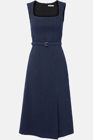 EMILIA WICKSTEAD Pinah cotton-blend bouclÃ© midi dress