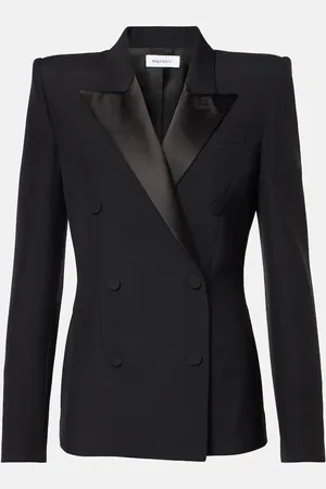Alexander McQueen Double-breasted wool blazer