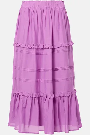 Marant Etoile Diya cotton-blend maxi skirt